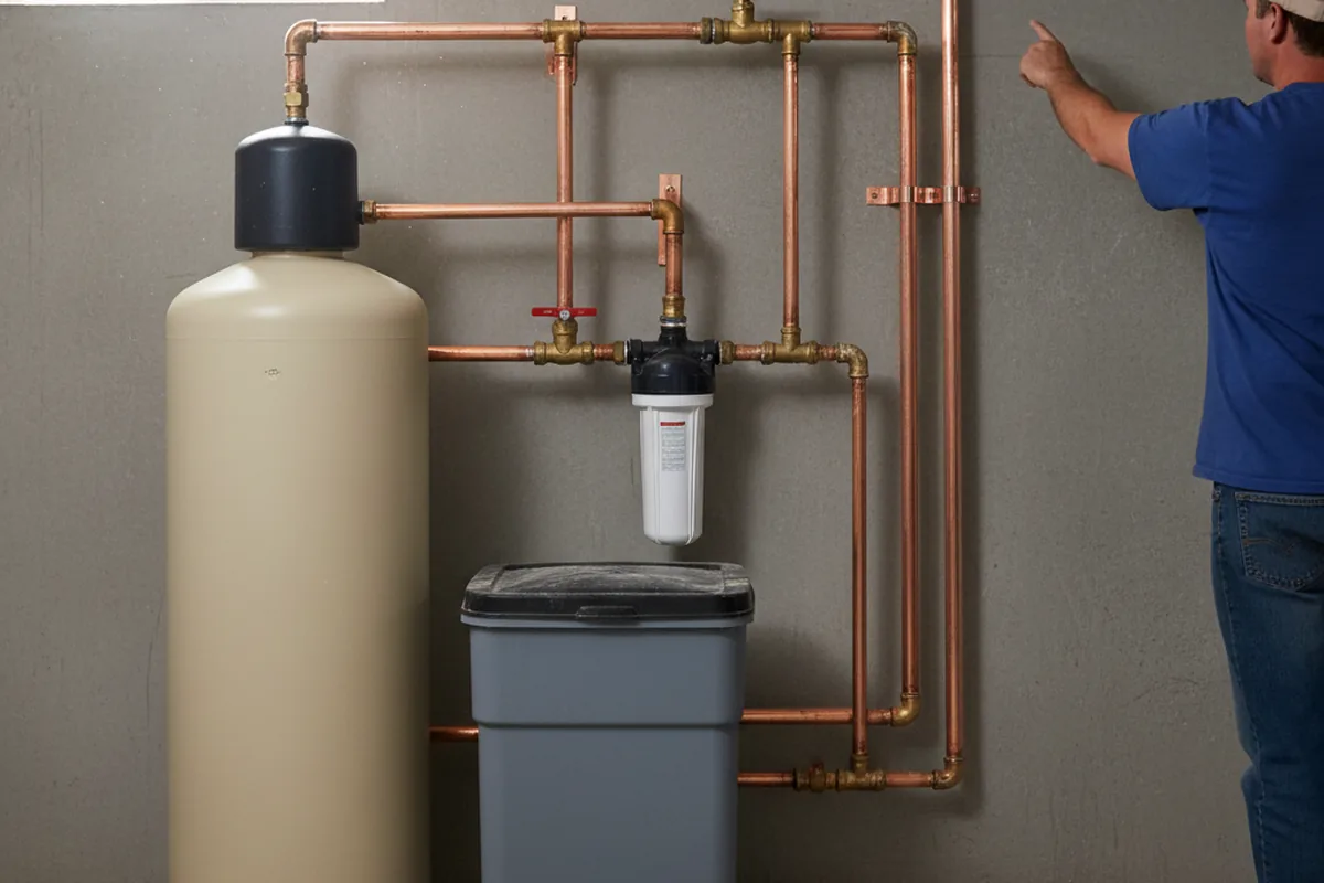Whole-house water treatment system installed in Burlington